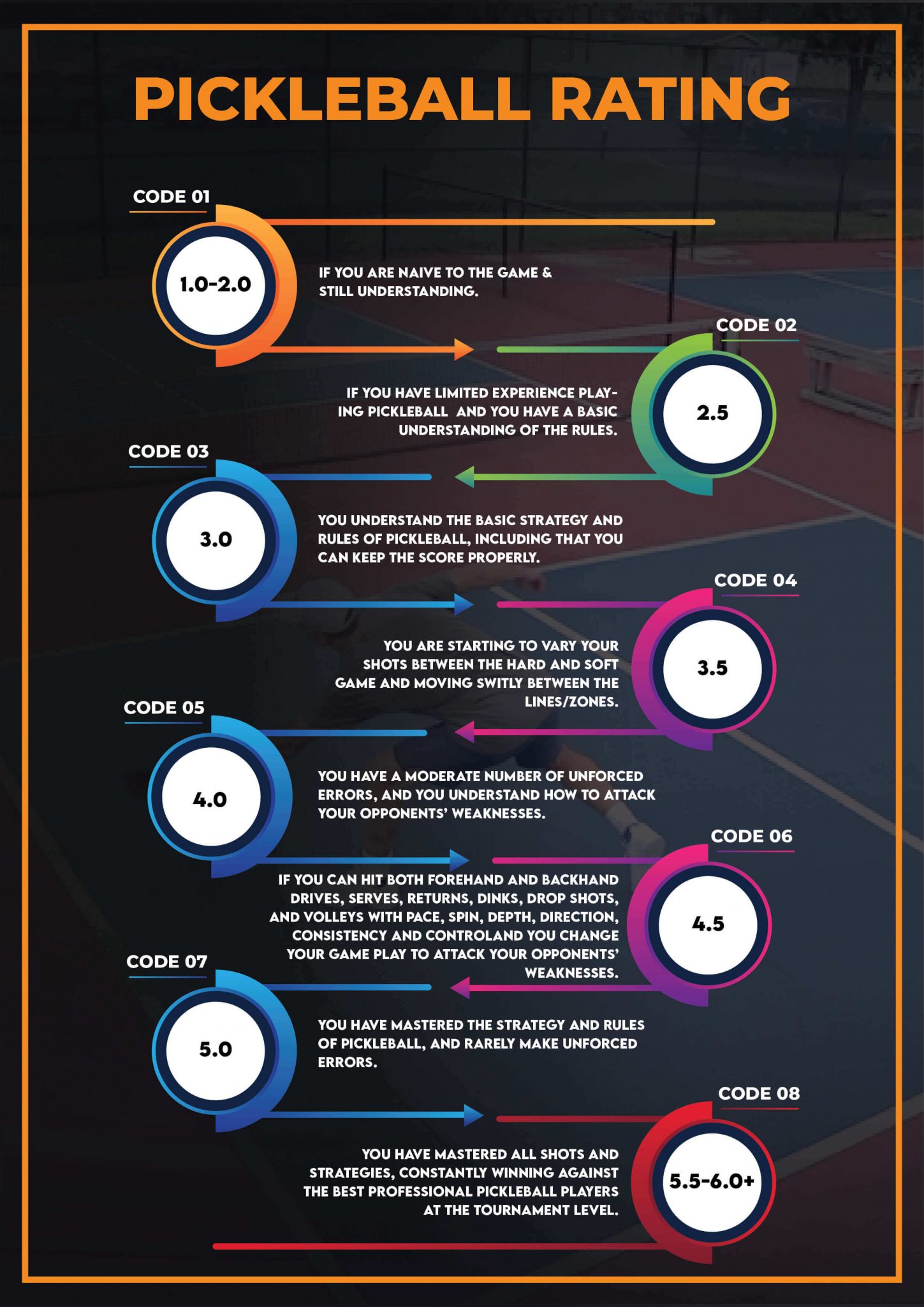 Pickleball Ratings | Pickleball Rating Chart