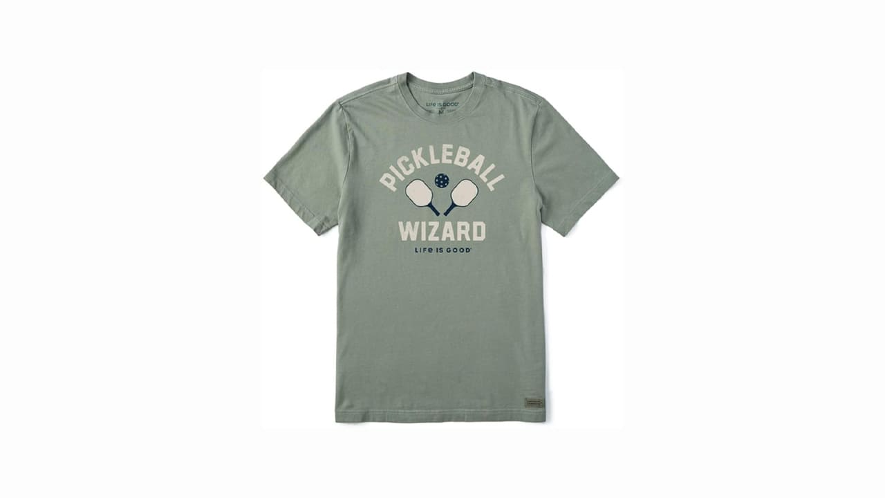Life Is Good Pickleball Wizard T-shirt