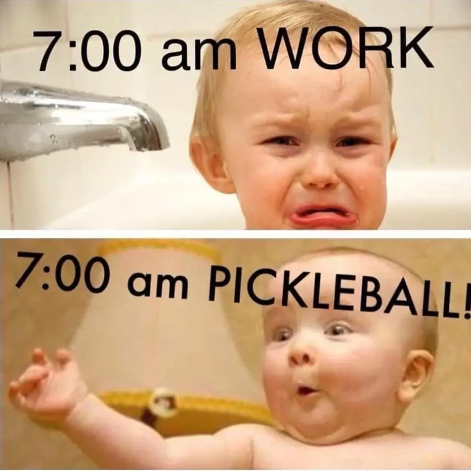 Pickleball Addictive Memes
