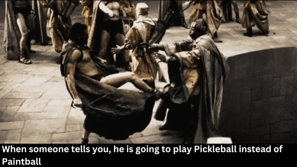 Pickleball With Paintball, Pickleball Funny Memes