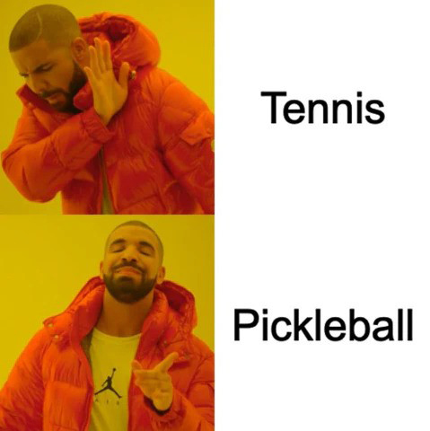 Tennis And Pickleball Memes